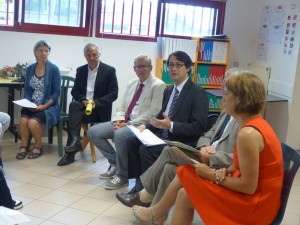 Le préfet du Morbihan en visite à l'antenne Garantie jeunes d'Hennebont